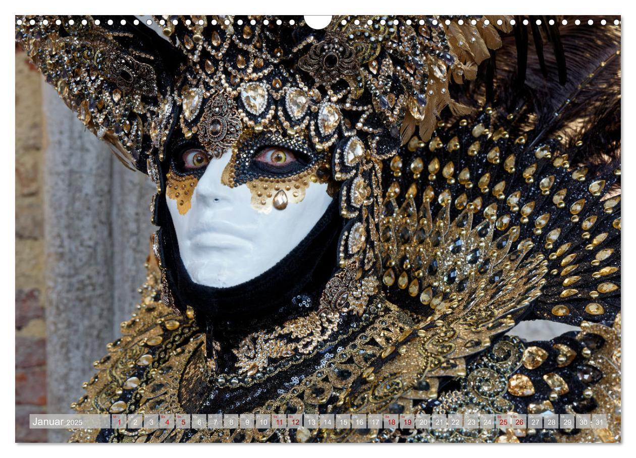 Bild: 9783383855092 | neunziggrad I photoart: venezia carnevale (Wandkalender 2025 DIN A3...