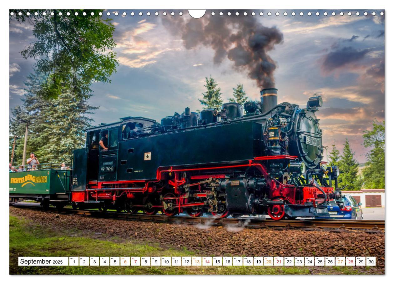 Bild: 9783383928048 | Dampflokomotiven - geliebte Kraftpakete (Wandkalender 2025 DIN A3...