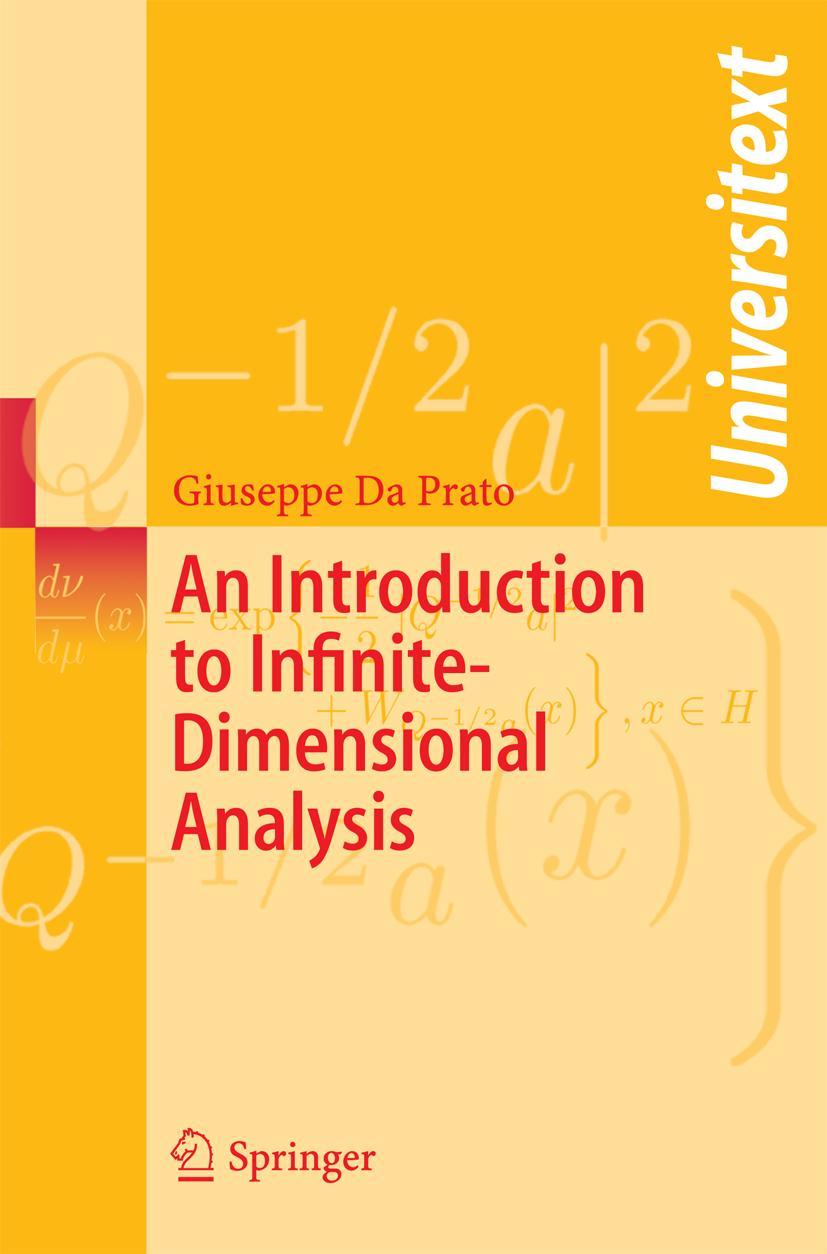 Cover: 9783642421686 | An Introduction to Infinite-Dimensional Analysis | Giuseppe Da Prato