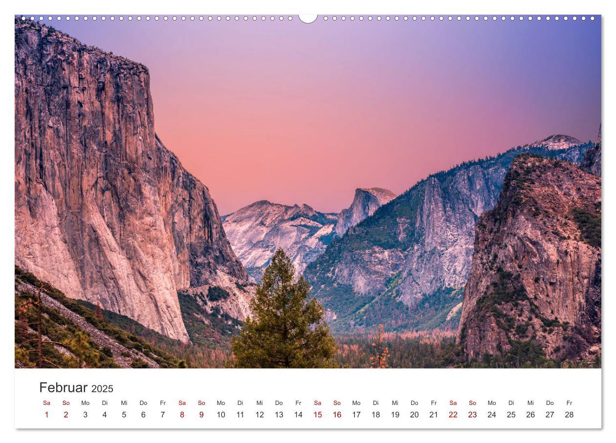 Bild: 9783435354337 | Yosemite - Nationalpark (Wandkalender 2025 DIN A2 quer), CALVENDO...