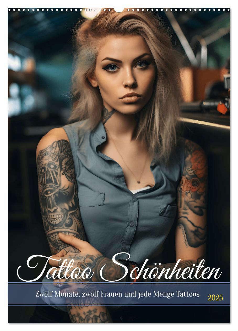 Cover: 9783435851850 | Tattoo Schönheiten - zwölf Monate, zwölf Frauen und jede Menge...