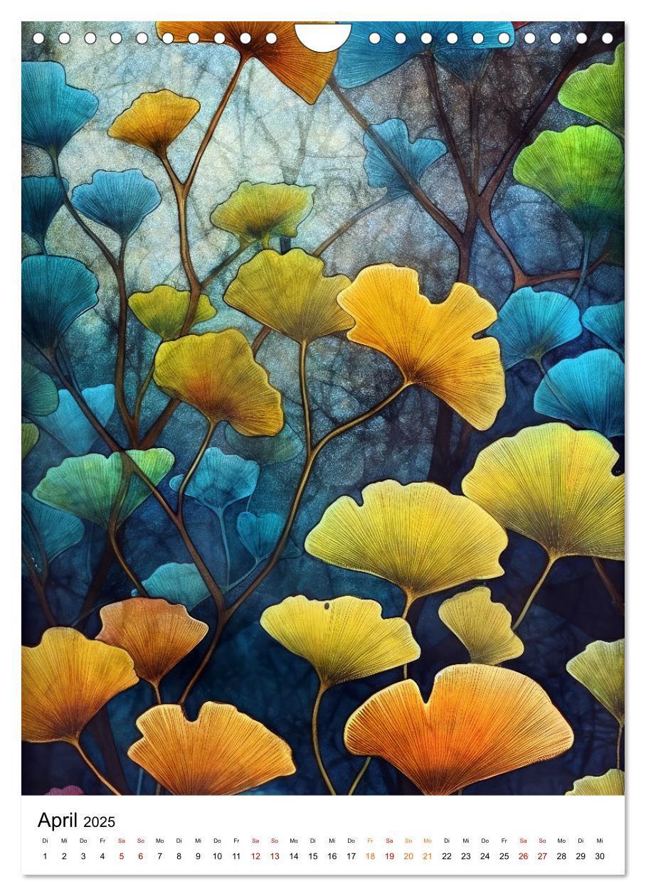 Bild: 9783435848355 | Ginkgo Biloba Schönheit (Wandkalender 2025 DIN A4 hoch), CALVENDO...