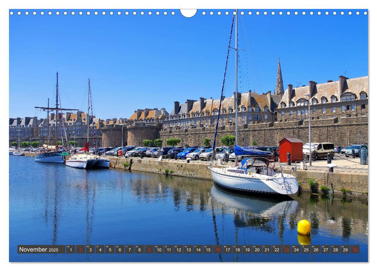 Bild: 9783435345083 | Saint Malo - Stadt der Korsaren (Wandkalender 2025 DIN A3 quer),...