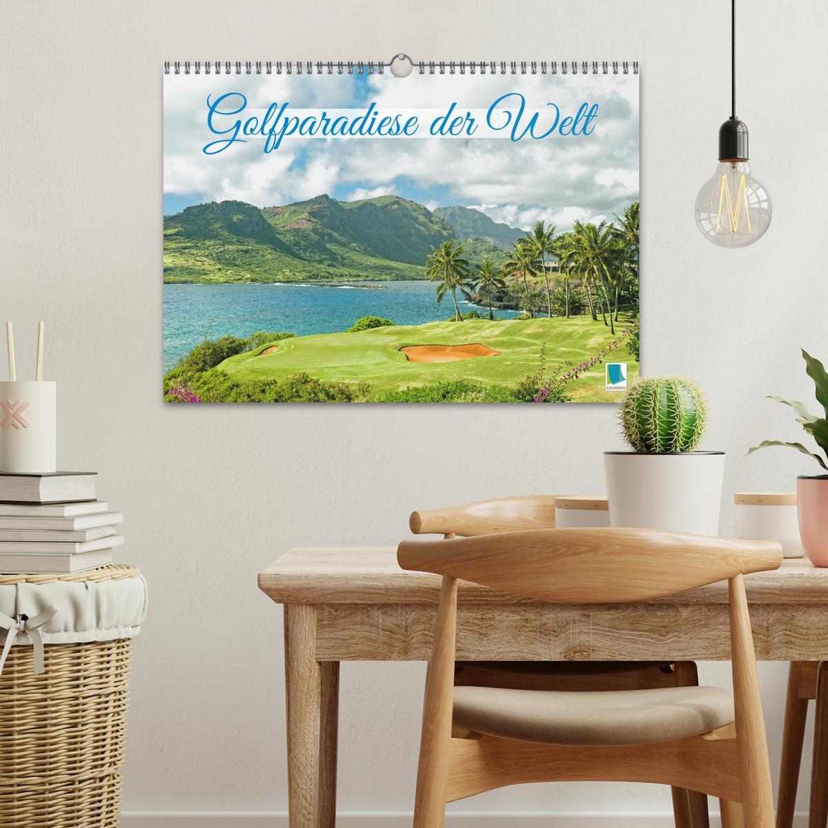 Bild: 9783457161371 | Golfparadiese der Welt (Wandkalender 2025 DIN A3 quer), CALVENDO...