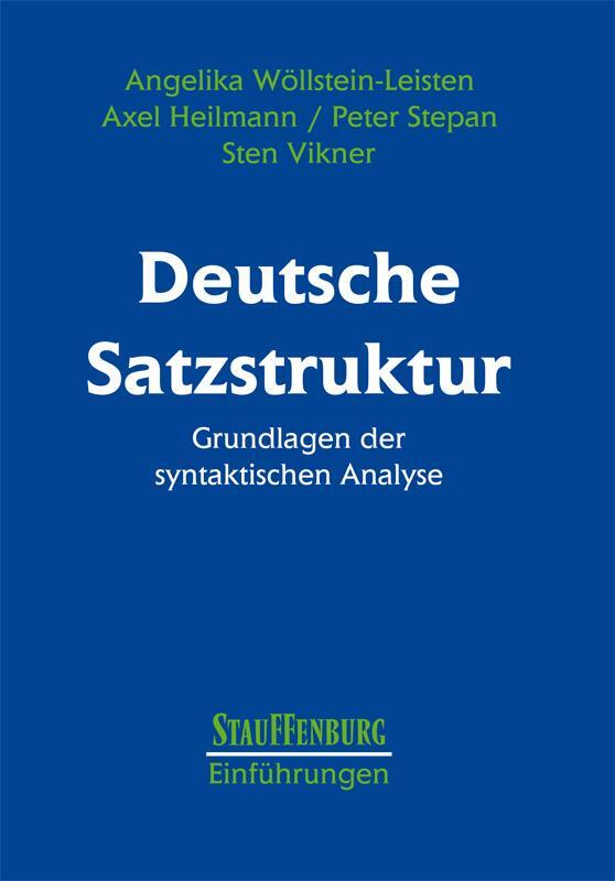 Cover: 9783860572726 | Deutsche Satzstruktur | Grundlagen der syntaktischen Analyse | Buch