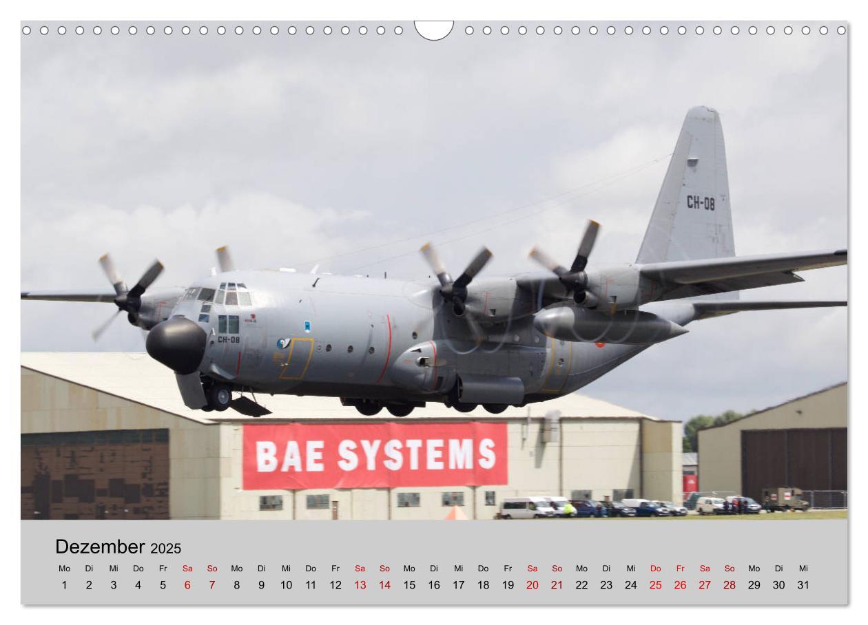 Bild: 9783435375417 | Transportflugzeug C-130 Hercules (Wandkalender 2025 DIN A3 quer),...