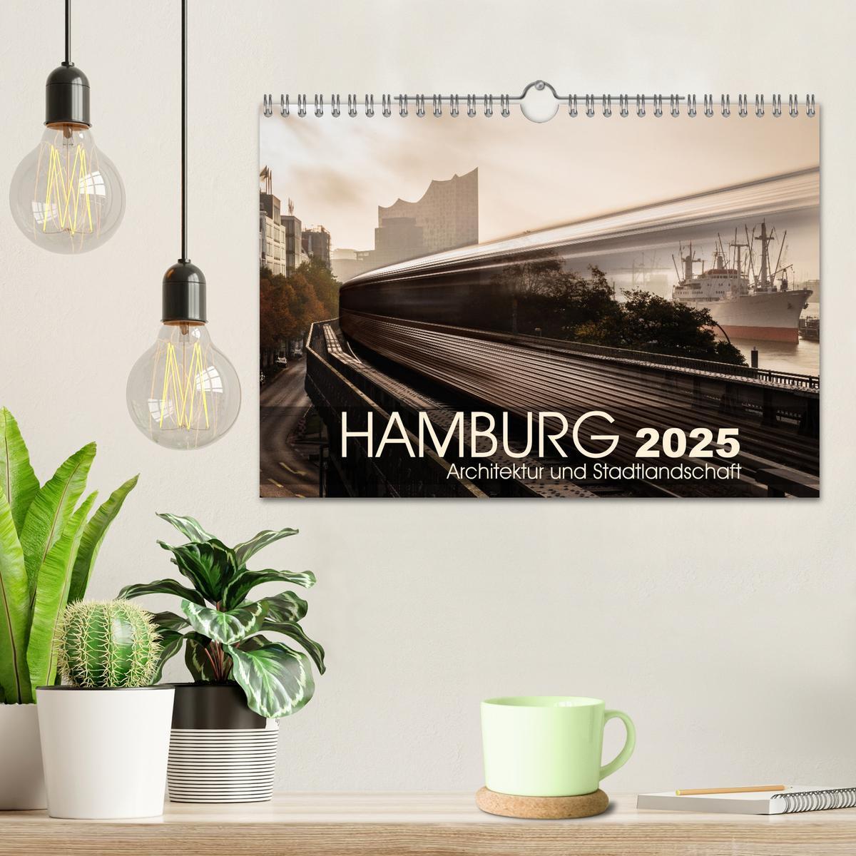 Bild: 9783435044696 | Hamburg Architektur und Stadtlandschaft (Wandkalender 2025 DIN A4...