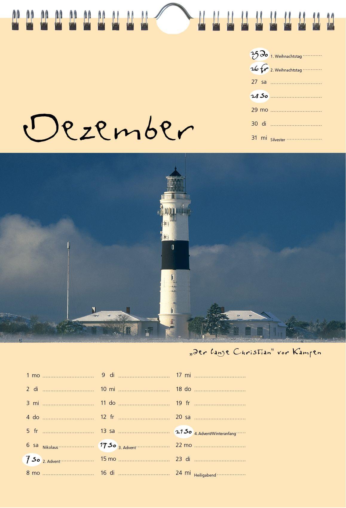 Bild: 9783944498591 | Sylt-die Insel 2025 A4 Kalender | Gernot Westendorf | Kalender | 2025