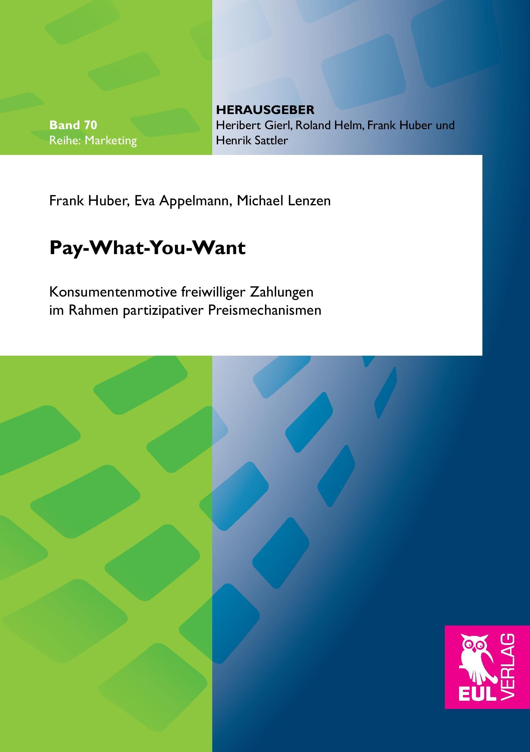 Cover: 9783844104486 | Pay-What-You-Want | Frank Huber (u. a.) | Taschenbuch | Paperback