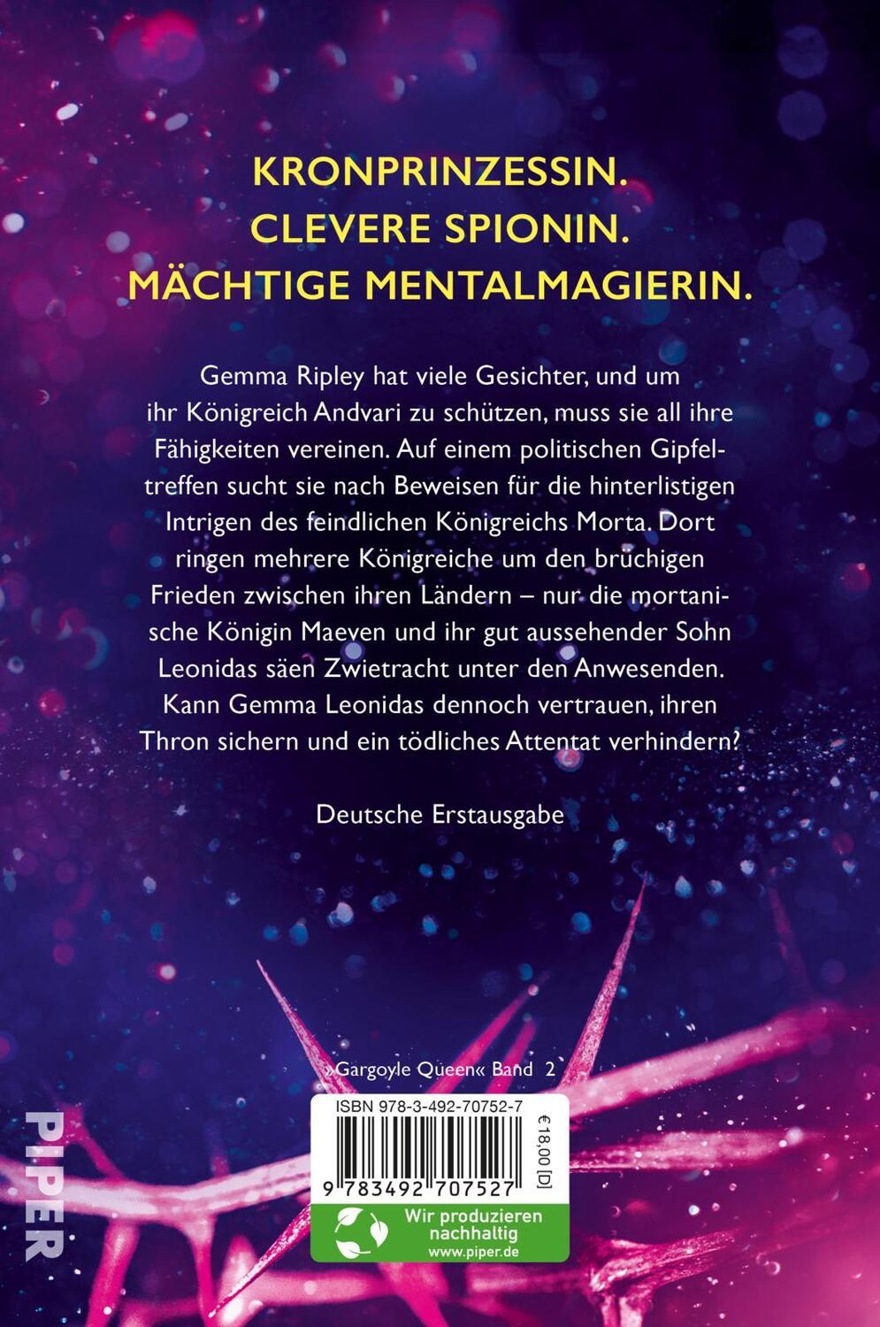 Rückseite: 9783492707527 | Der Dornenthron | Jennifer Estep | Taschenbuch | Gargoyle Queen | 2023