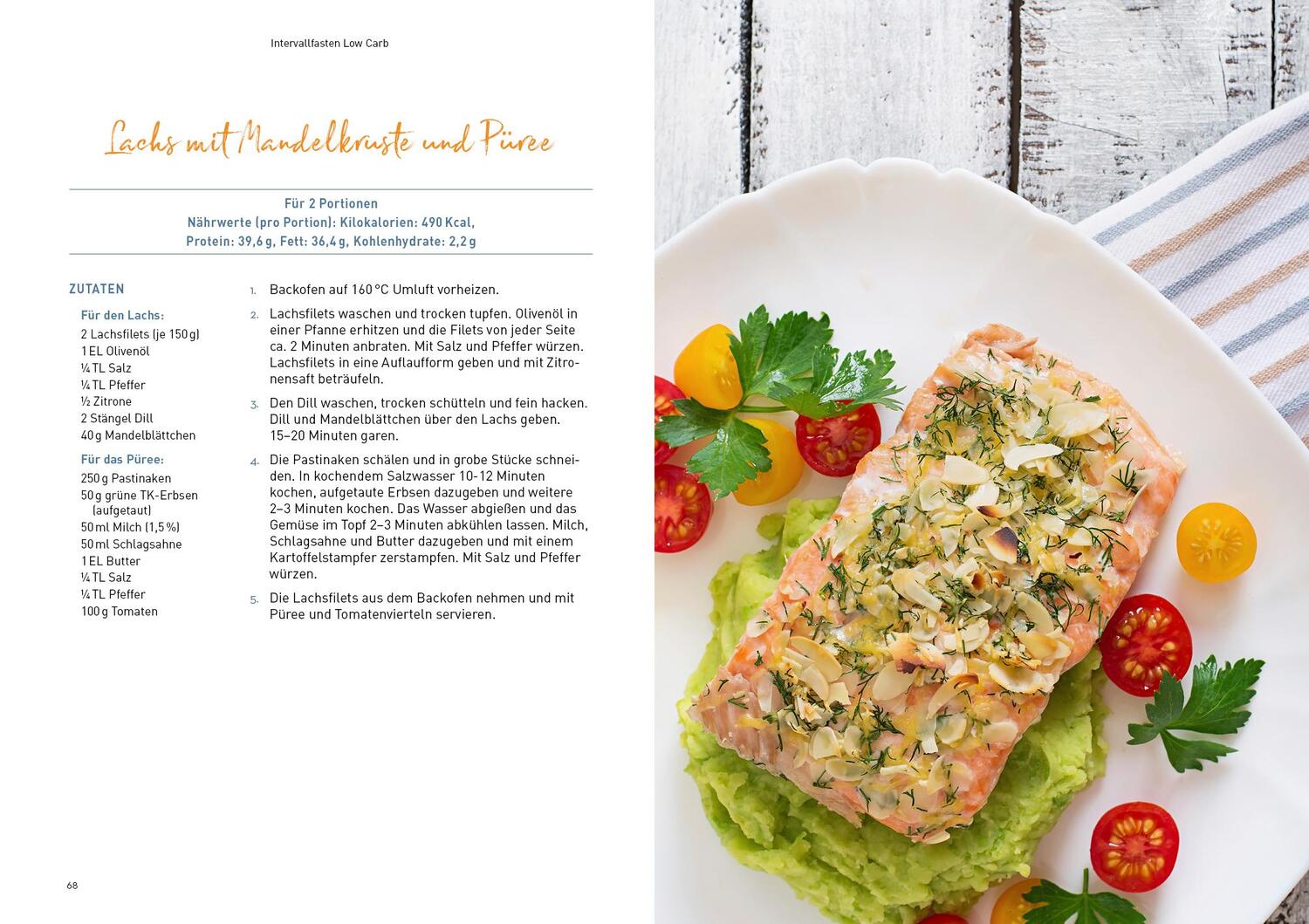 Bild: 9783742316394 | Intervallfasten Low Carb | Low-Carb-Rezept des Tages | Taschenbuch