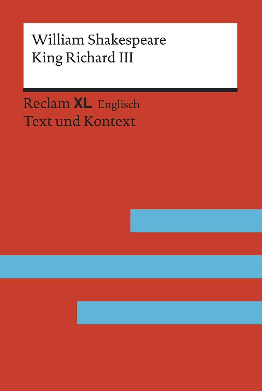 Cover: 9783150199619 | King Richard III | William Shakespeare | Taschenbuch | Englisch | 2019