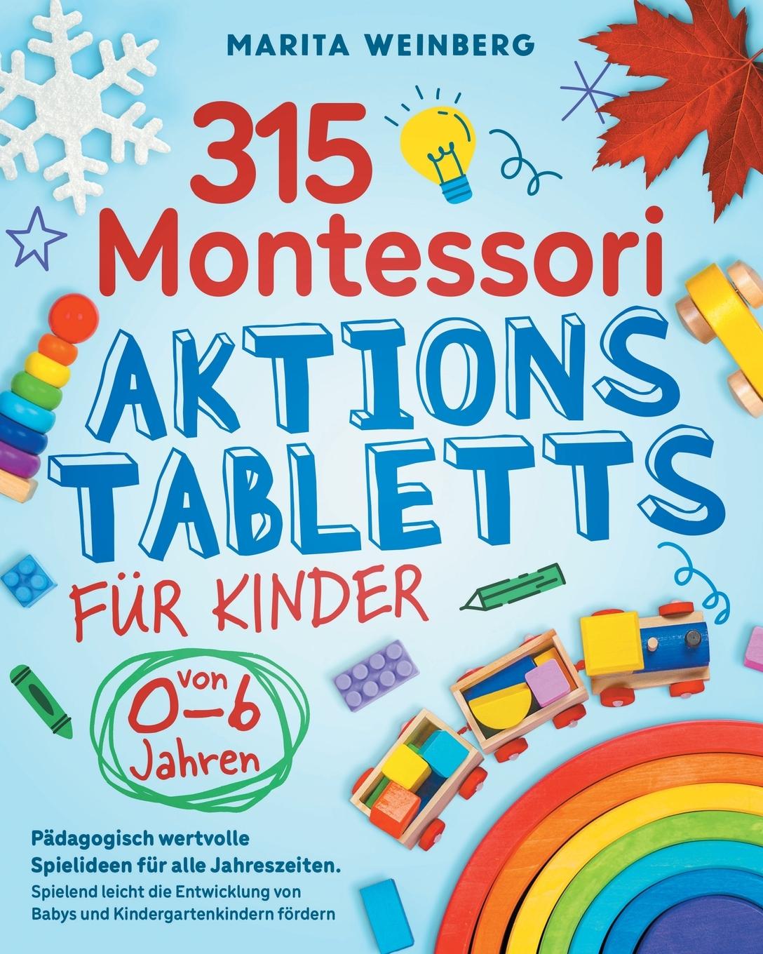 Cover: 9781957667607 | 315 Montessori Aktionstabletts für Kinder von 0-6 Jahren | Weinberg