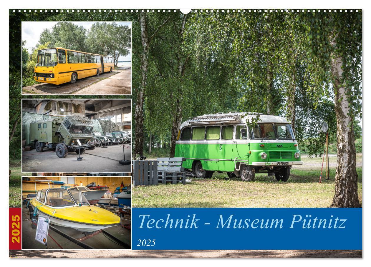 Cover: 9783383881244 | Technik-Museum Pütnitz (Wandkalender 2025 DIN A2 quer), CALVENDO...