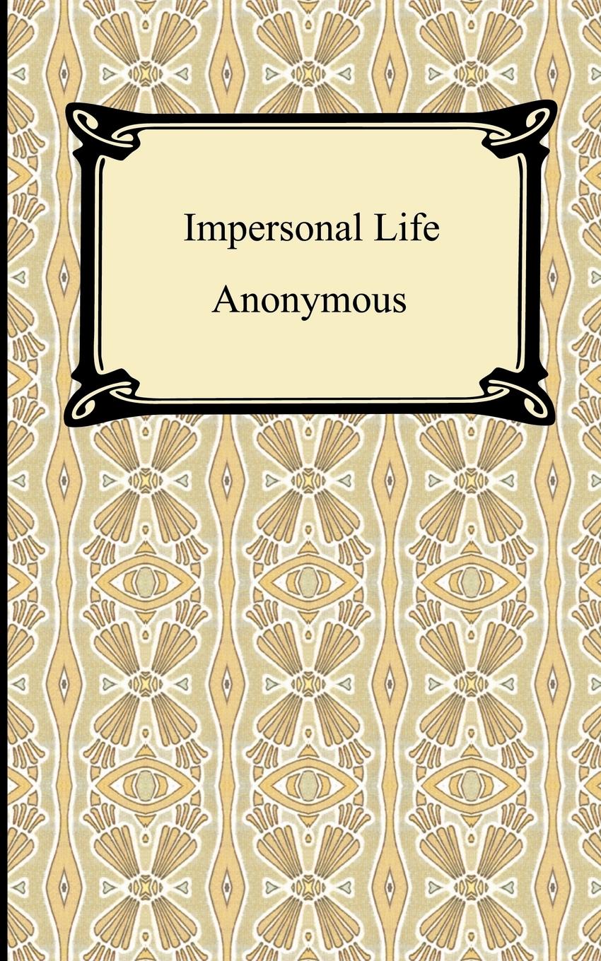 Cover: 9781420928624 | Impersonal Life | Anonymous | Taschenbuch | Englisch | 2007