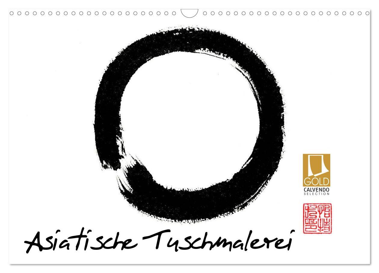 Cover: 9783435623501 | Asiatische Tuschmalerei (Wandkalender 2025 DIN A3 quer), CALVENDO...