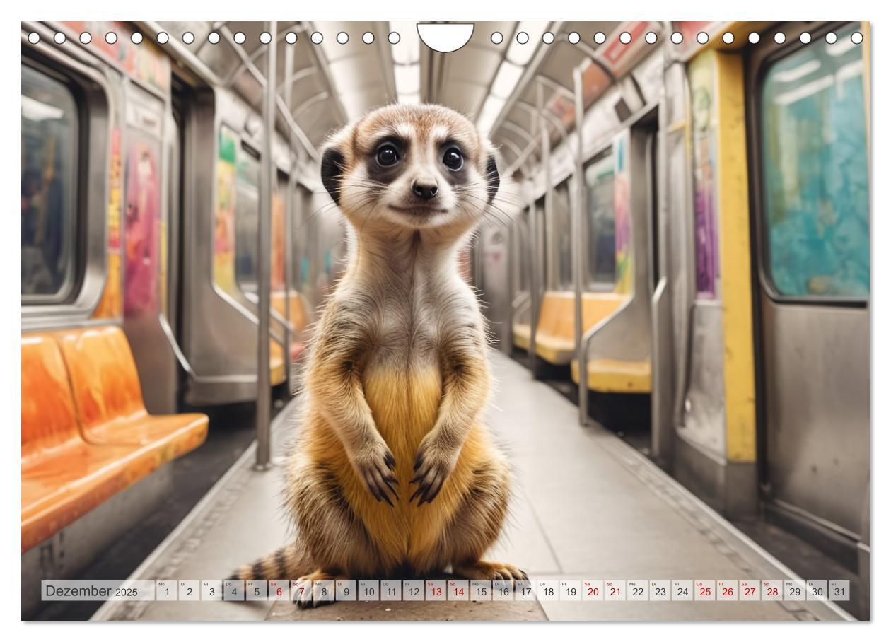 Bild: 9783383797880 | Erdmännchen in New York City (Wandkalender 2025 DIN A4 quer),...