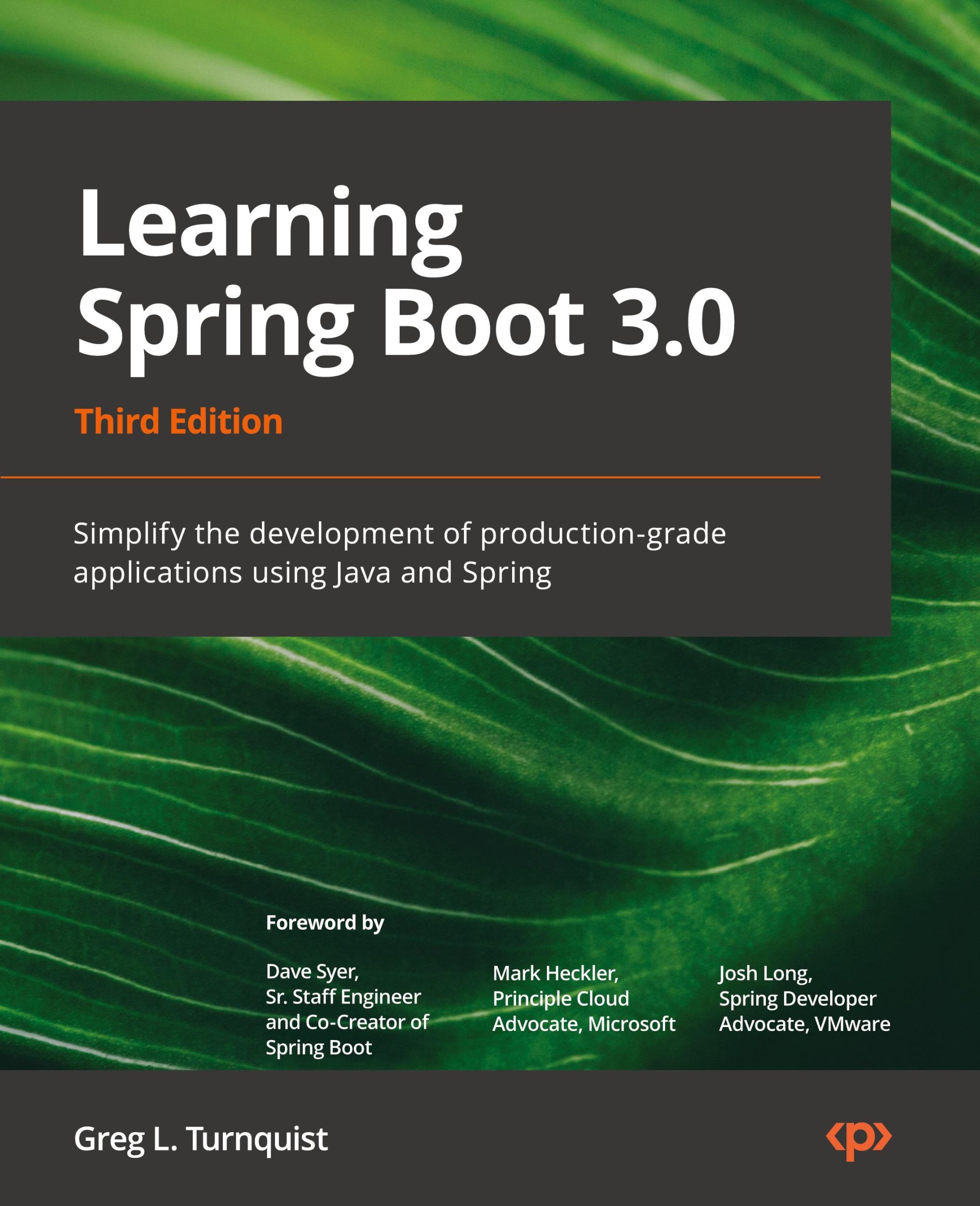 Cover: 9781803233307 | Learning Spring Boot 3.0 - Third Edition | Greg L. Turnquist (u. a.)