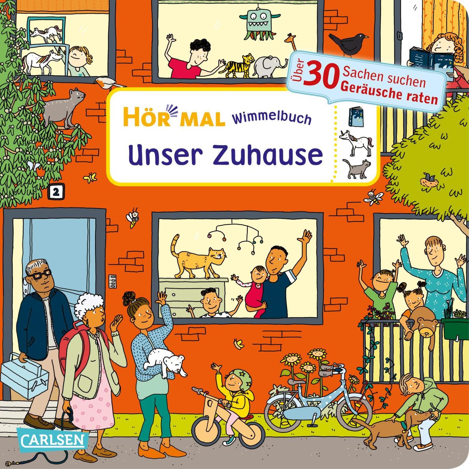 Cover: 9783551251923 | Hör mal (Soundbuch): Wimmelbuch: Unser Zuhause | Julia Hofmann | Buch