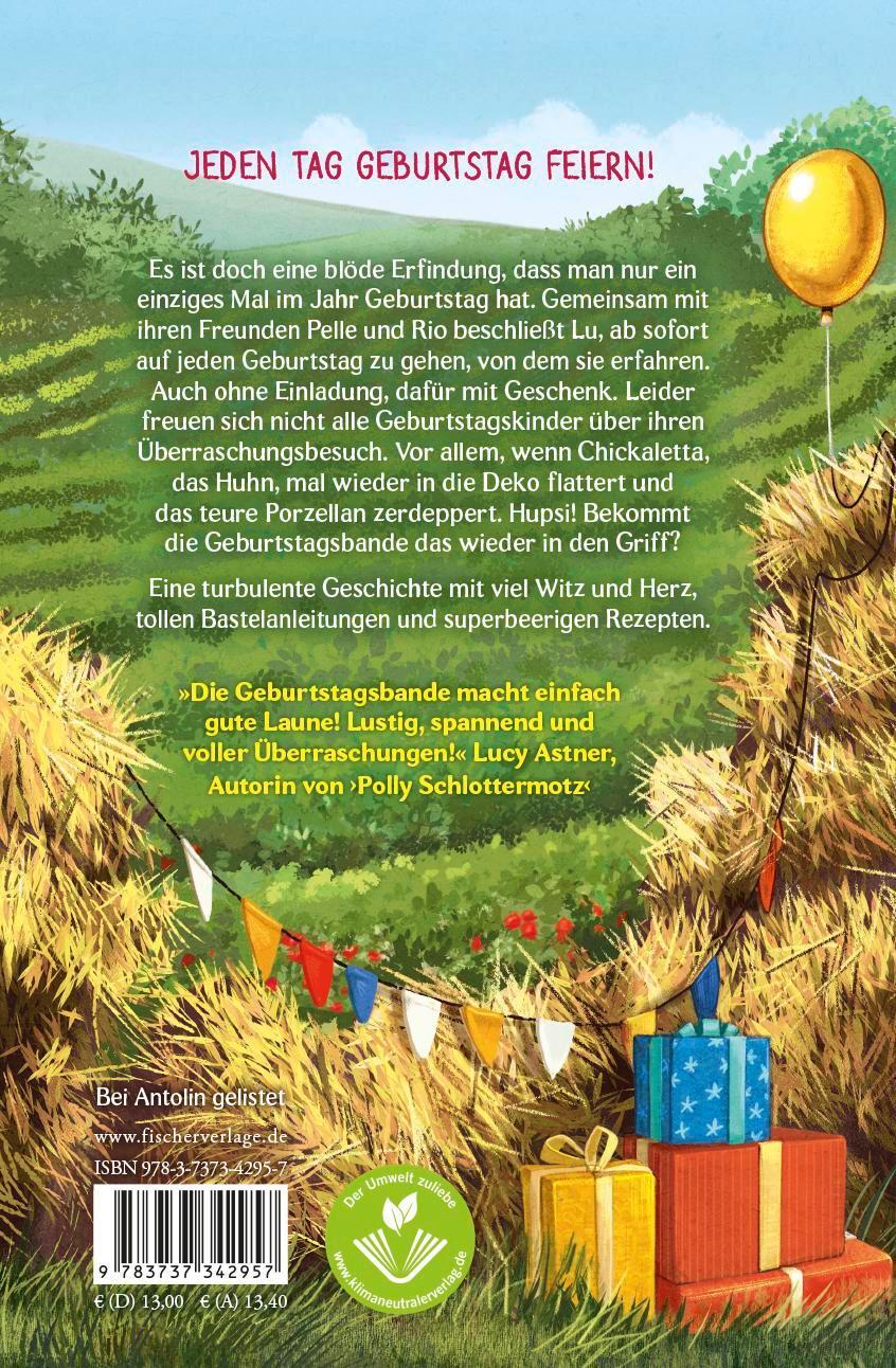 Rückseite: 9783737342957 | Die Geburtstagsbande. Auf die Plätze, fertig, feiern! | Schaumann