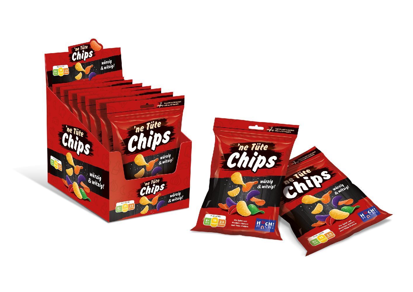 Bild: 3558380113867 | ne Tüte Chips | (7 Stück im Display) | Matthieu Aubert (u. a.) | Spiel