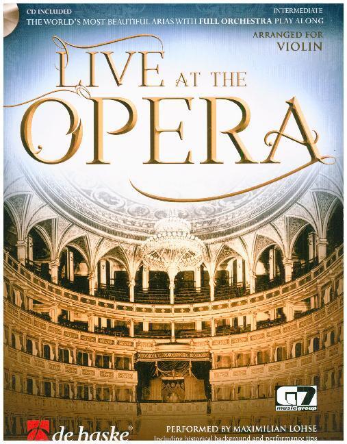 Cover: 9789043153836 | Live at the Opera - Violin | Buch + CD | Englisch | 2018