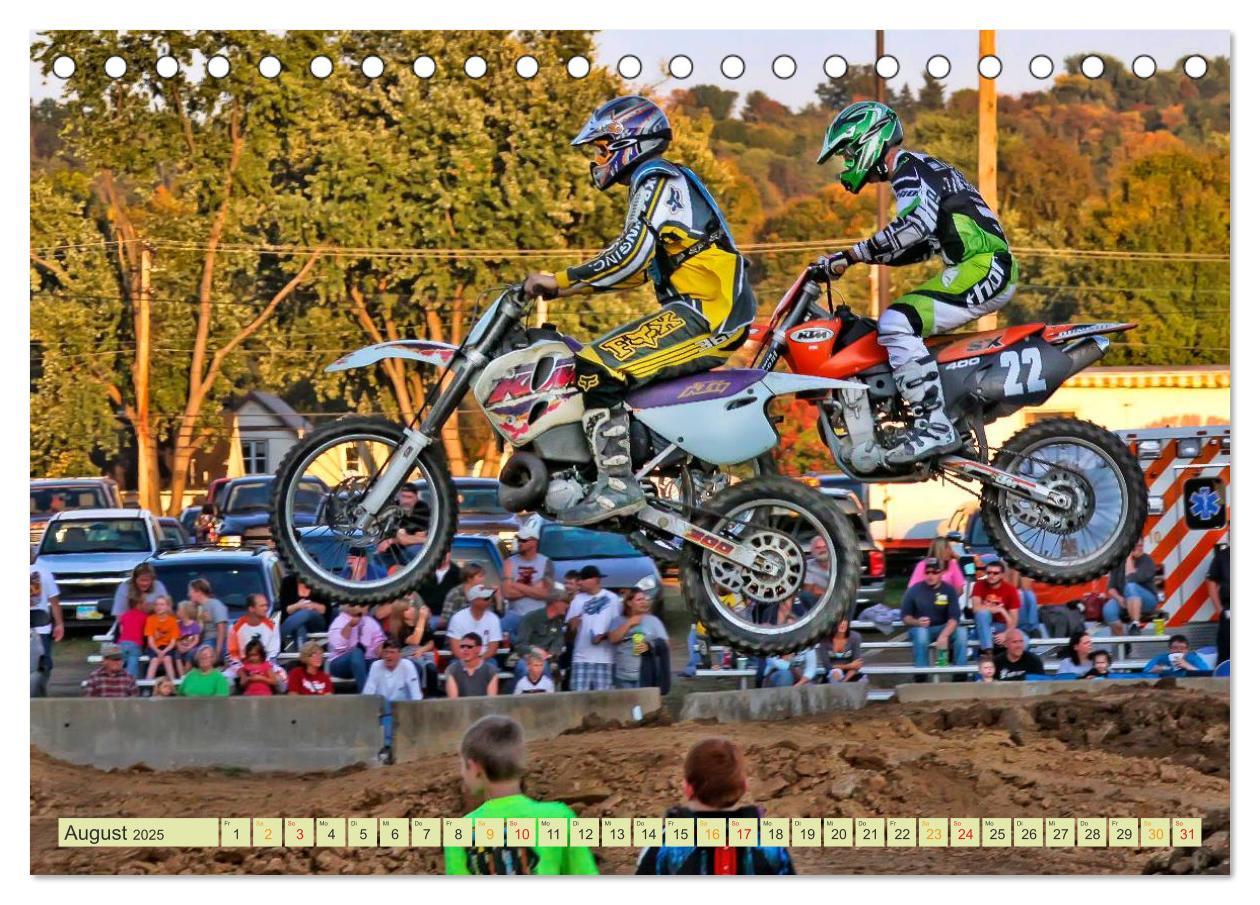 Bild: 9783435470969 | Motocross - so cool (Tischkalender 2025 DIN A5 quer), CALVENDO...