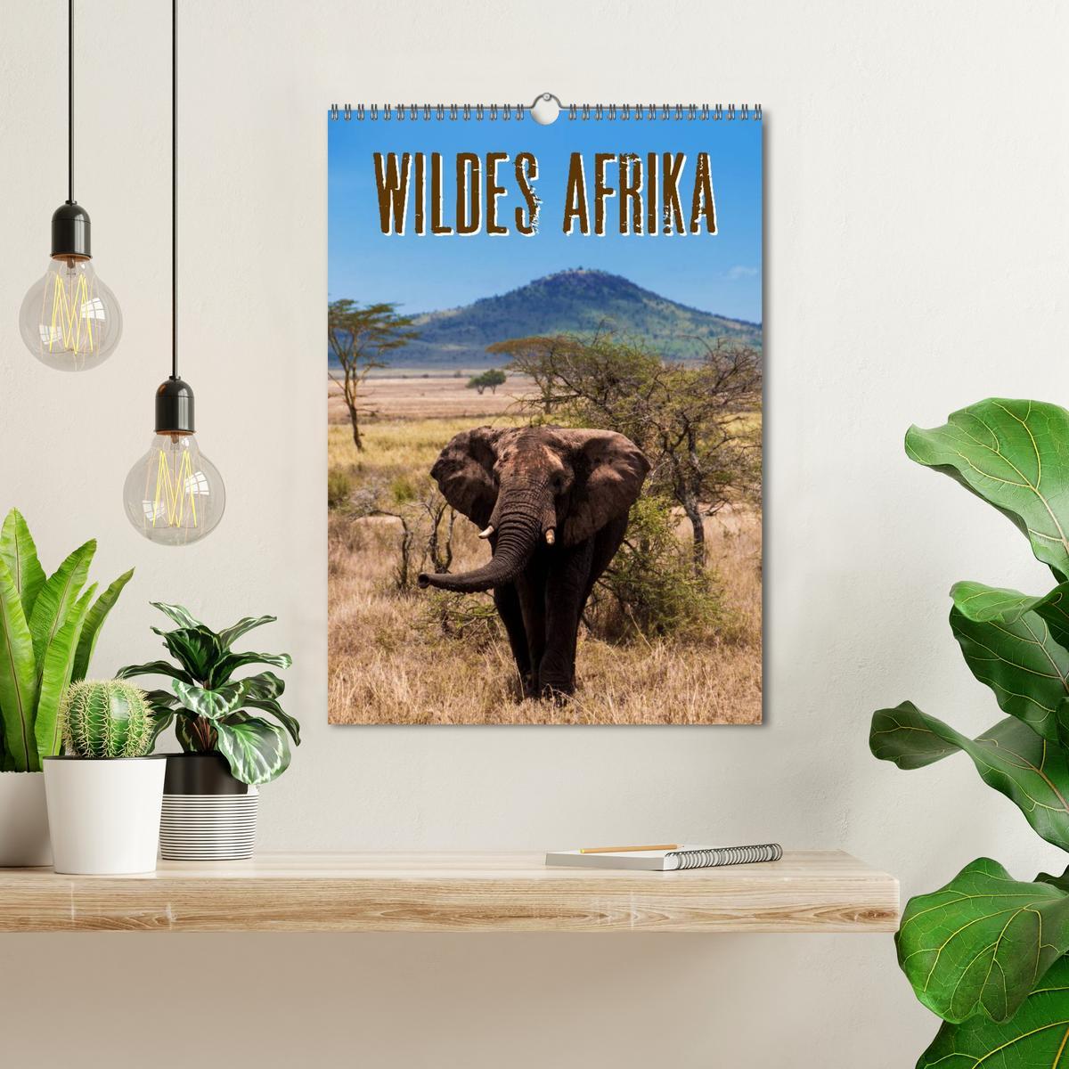 Bild: 9783457069073 | Wildes Afrika (Wandkalender 2025 DIN A3 hoch), CALVENDO Monatskalender