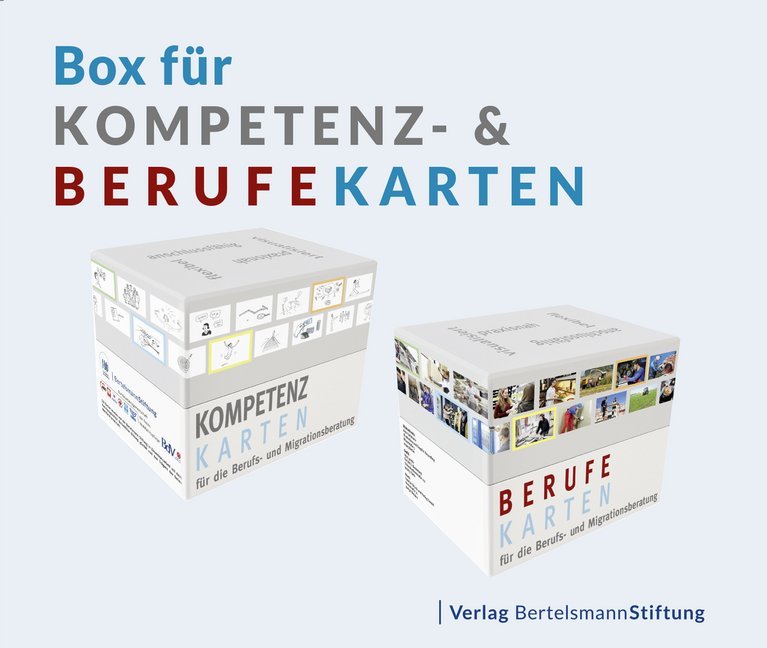 Cover: 9783867938532 | Box für Kompetenz- und Berufekarten | Bertelsmann Stiftung | Box