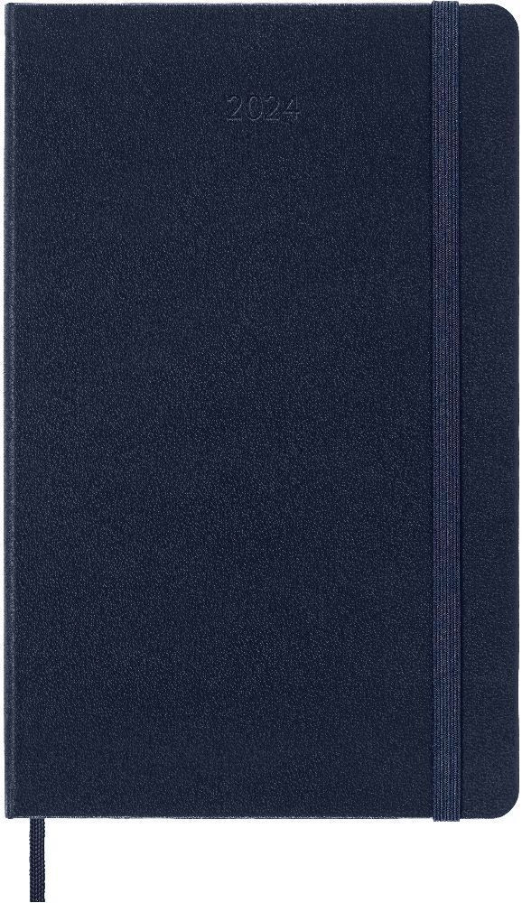 Cover: 8056598856613 | Moleskine 12 Monate Wochen Notizkalender 2024, Large/A5, Saphir | Buch