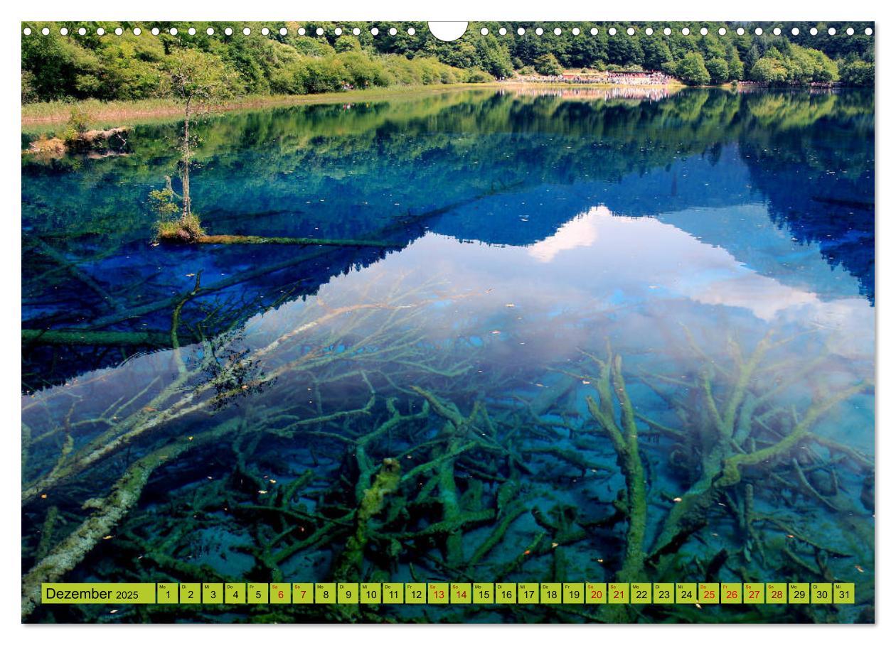 Bild: 9783435426751 | Die magischen Gewässer von Jiuzhaigou und Huanglong (Wandkalender...