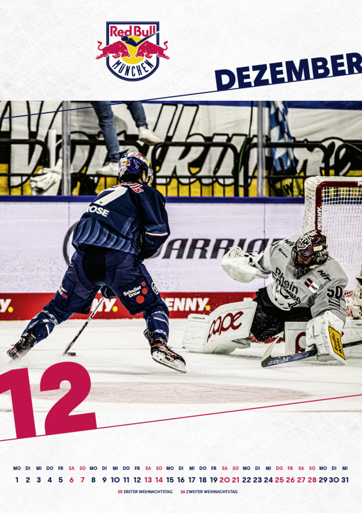 Bild: 9783710501012 | EHC Red Bull München 2025 - Fankalender | Kalender | Spiralbindung