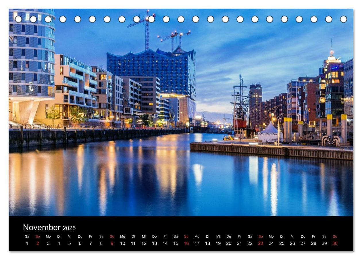 Bild: 9783435654970 | Charmantes Hamburg (Tischkalender 2025 DIN A5 quer), CALVENDO...