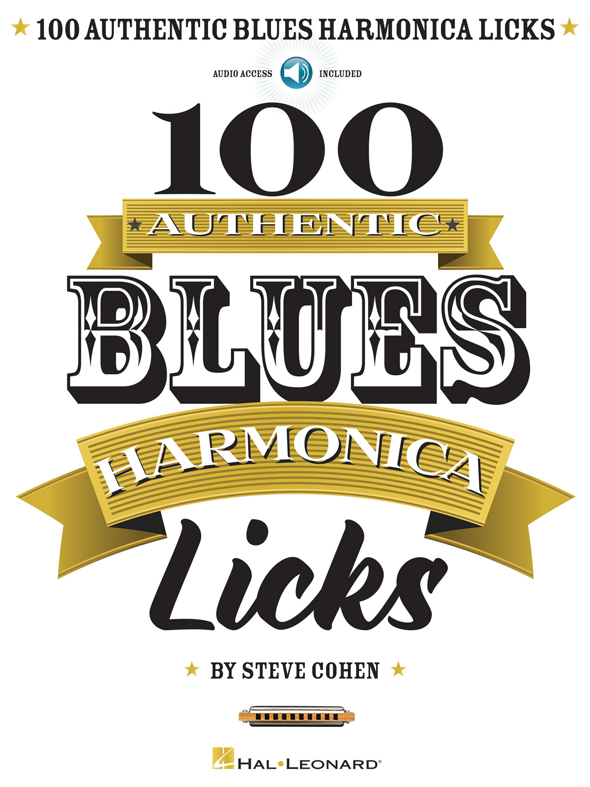 Cover: 884088878320 | 100 Authentic Blues Harmonica Licks | Harmonica | Buch + Online-Audio