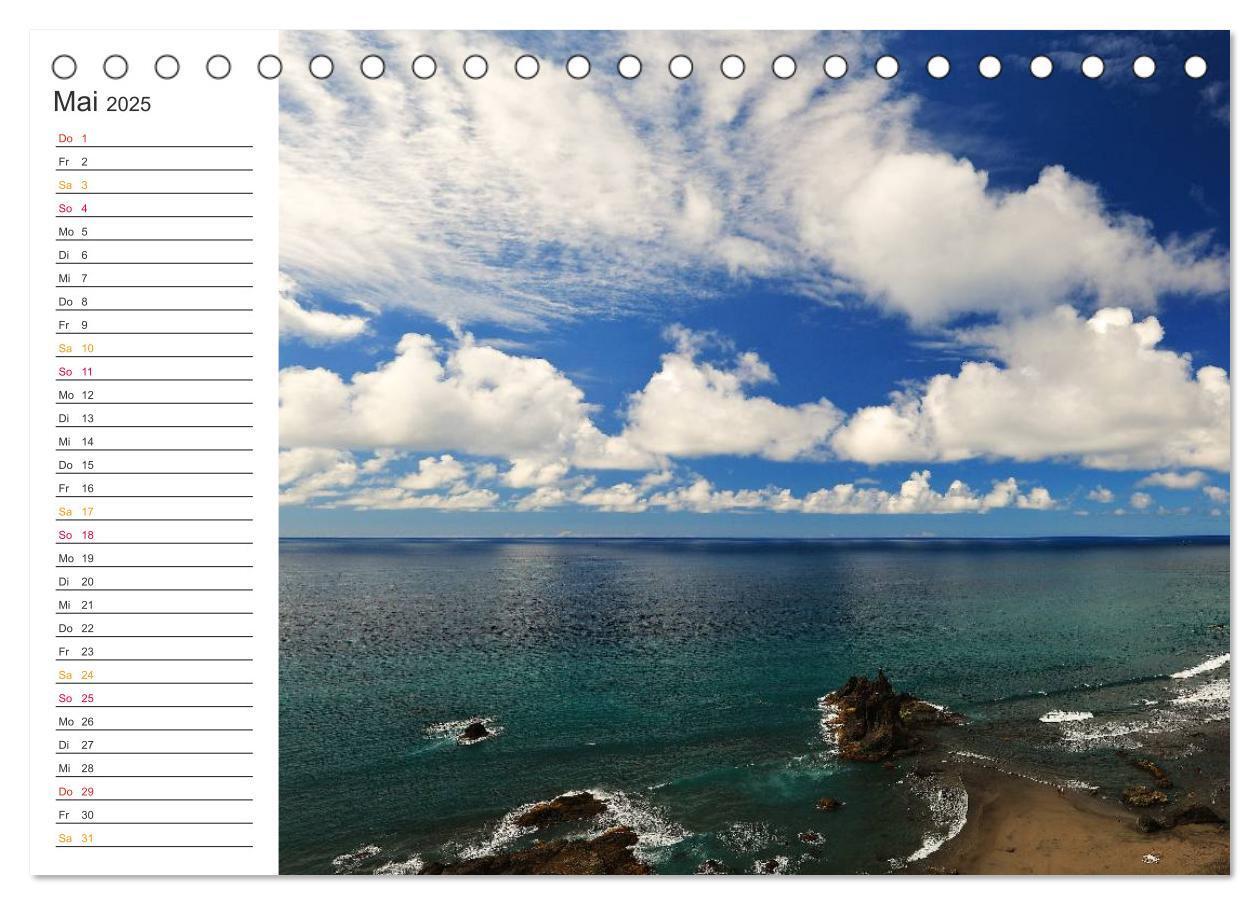 Bild: 9783435546886 | Der Norden von Teneriffa (Tischkalender 2025 DIN A5 quer), CALVENDO...