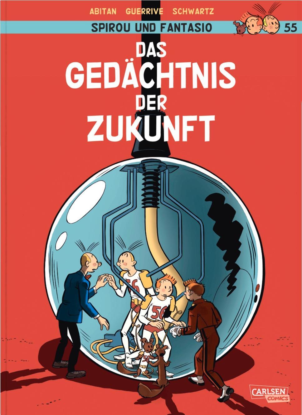 Cover: 9783551804464 | Spirou und Fantasio 55: Das Gedächtnis der Zukunft | Guerrive (u. a.)