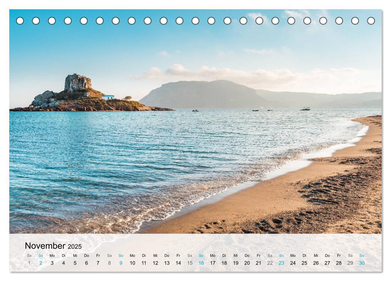 Bild: 9783435104505 | Insel Kos - Badeparadies der Südägäis (Tischkalender 2025 DIN A5...