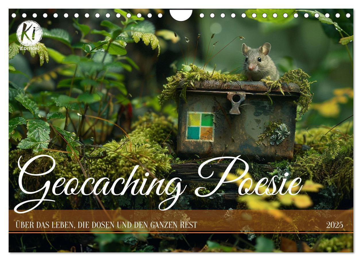 Cover: 9783435241514 | Geocaching Poesie (Wandkalender 2025 DIN A4 quer), CALVENDO...