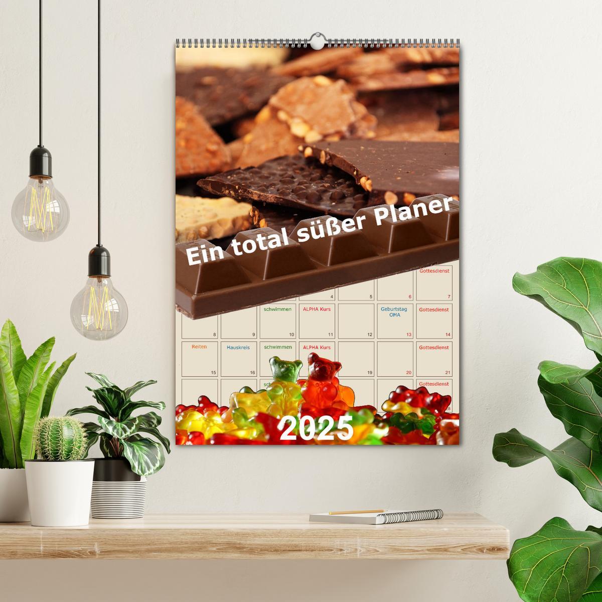 Bild: 9783435967124 | Ein total süßer Planer (Wandkalender 2025 DIN A2 hoch), CALVENDO...