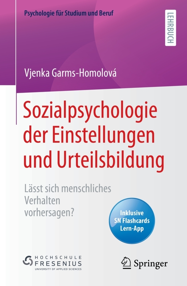 Cover: 9783662624333 | Sozialpsychologie der Einstellungen und Urteilsbildung, m. 1 Buch,...