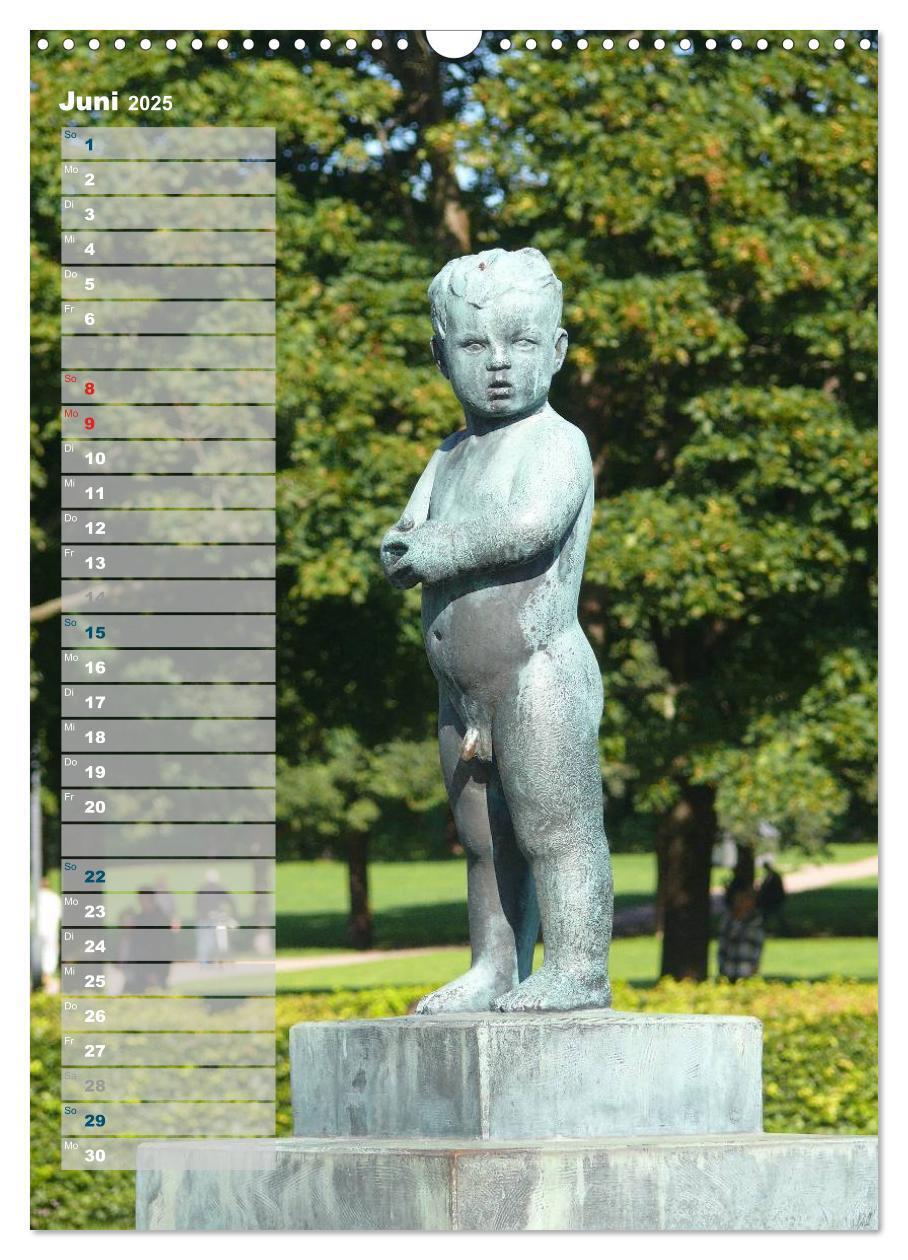 Bild: 9783457027059 | Skulpturen im Vigeland-Park Oslo (Wandkalender 2025 DIN A3 hoch),...