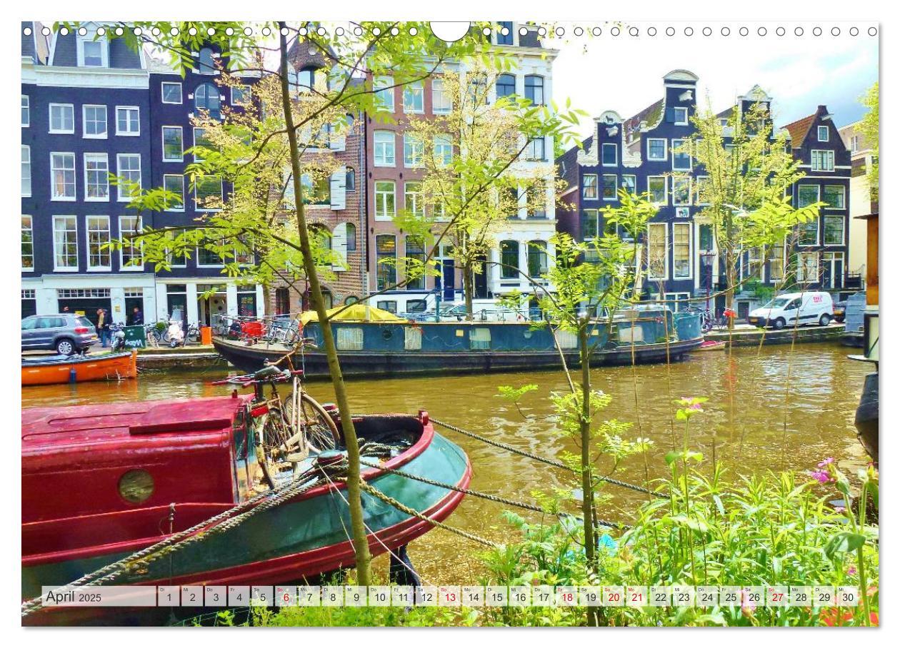 Bild: 9783435805945 | Amsterdam (Wandkalender 2025 DIN A3 quer), CALVENDO Monatskalender