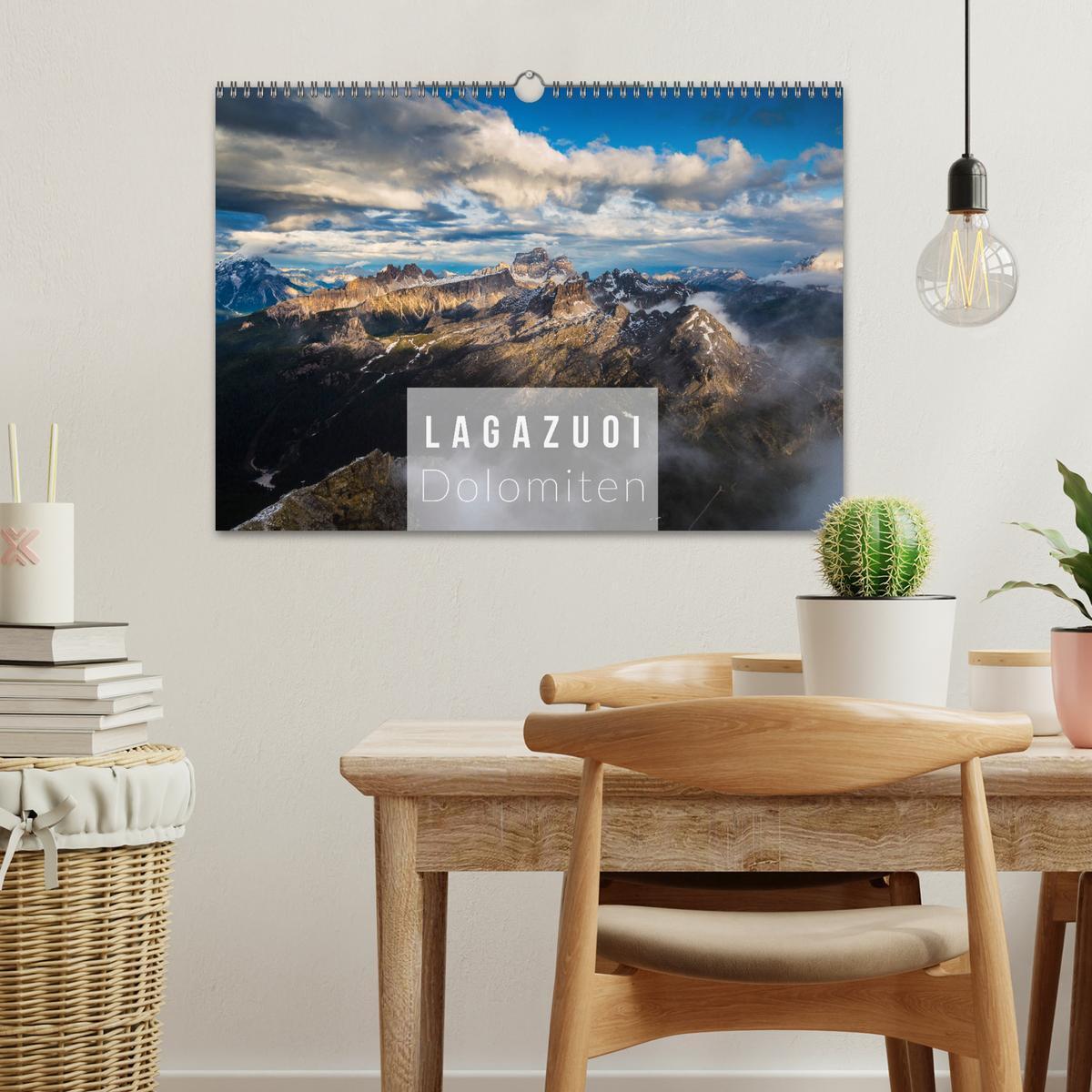 Bild: 9783435452767 | Lagazuoi Dolomiten (Wandkalender 2025 DIN A3 quer), CALVENDO...