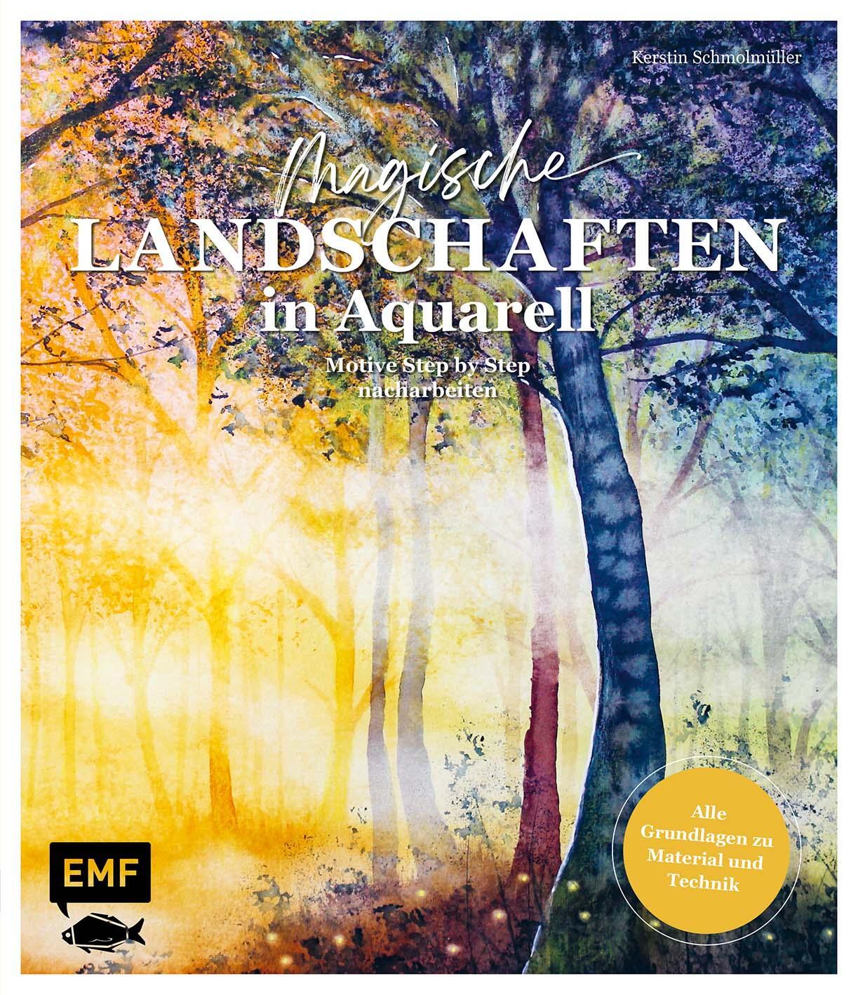 Cover: 9783745924107 | Magische Landschaften in Aquarell | Kerstin Schmolmüller | Buch | 2024