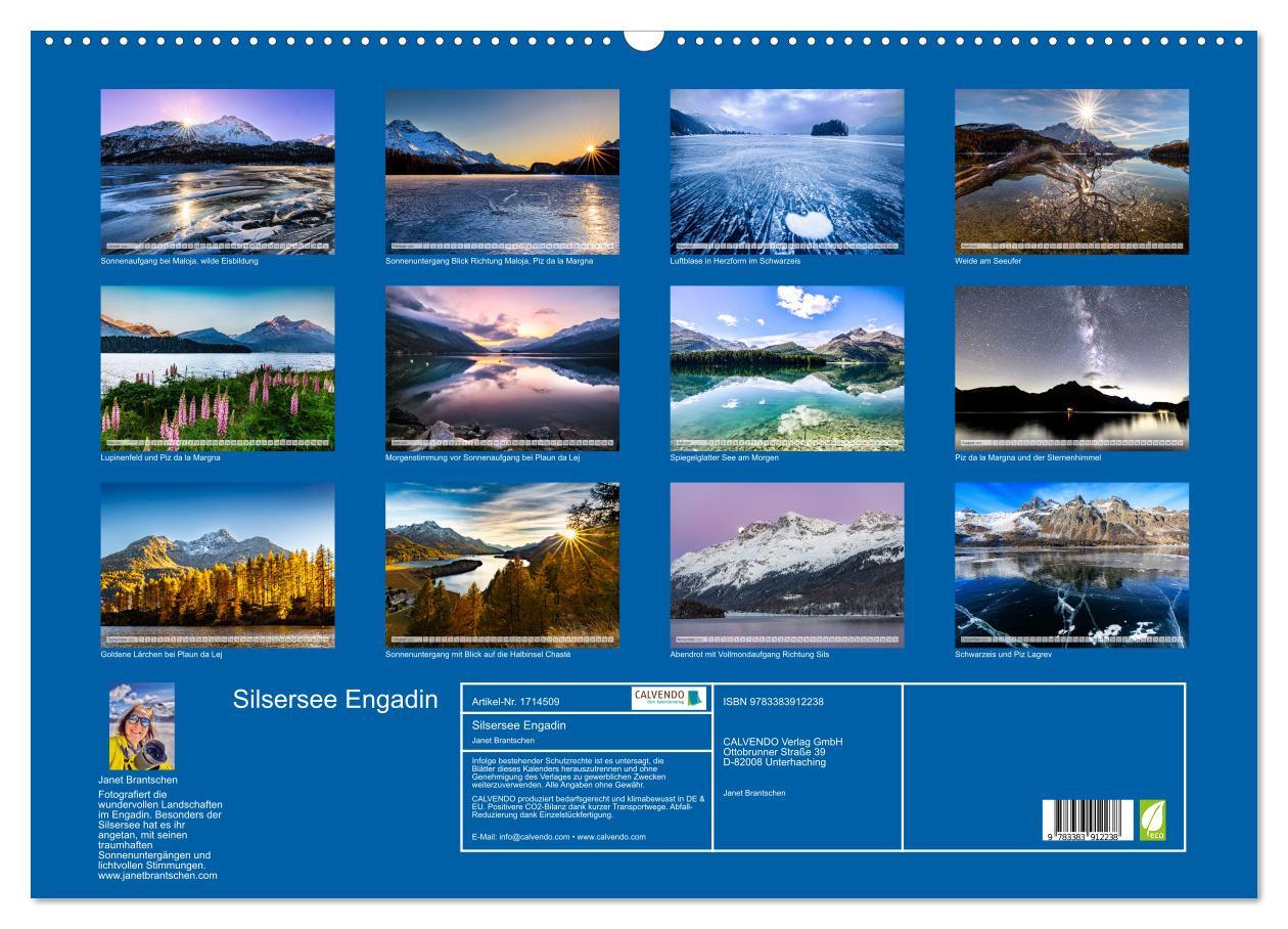 Bild: 9783383912238 | Silsersee Engadin (Wandkalender 2025 DIN A2 quer), CALVENDO...