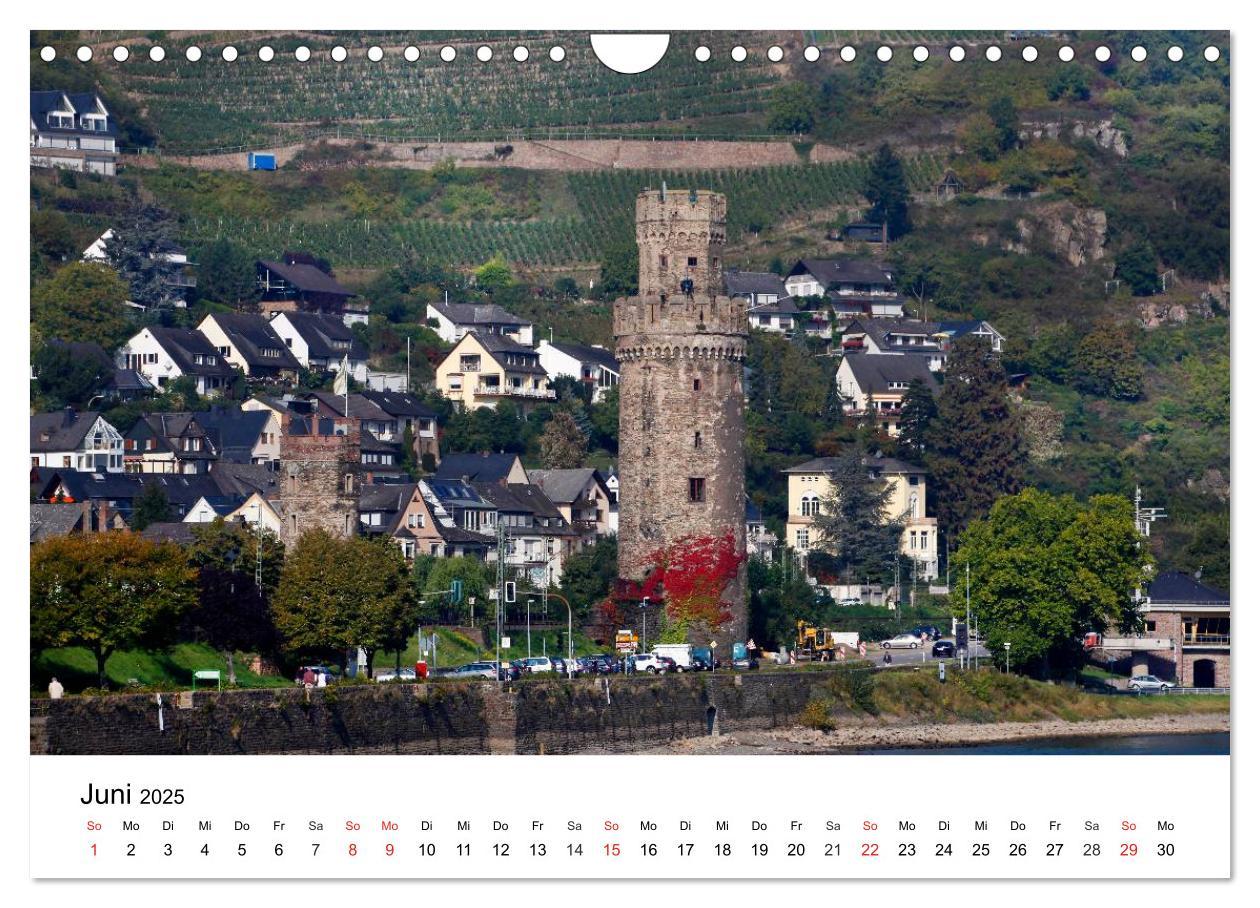 Bild: 9783435613953 | Rhein und Burgen (Wandkalender 2025 DIN A4 quer), CALVENDO...