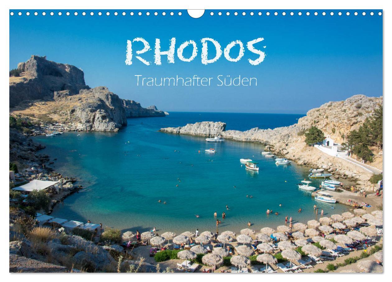 Cover: 9783435350483 | Rhodos - Traumhafter Süden (Wandkalender 2025 DIN A3 quer),...