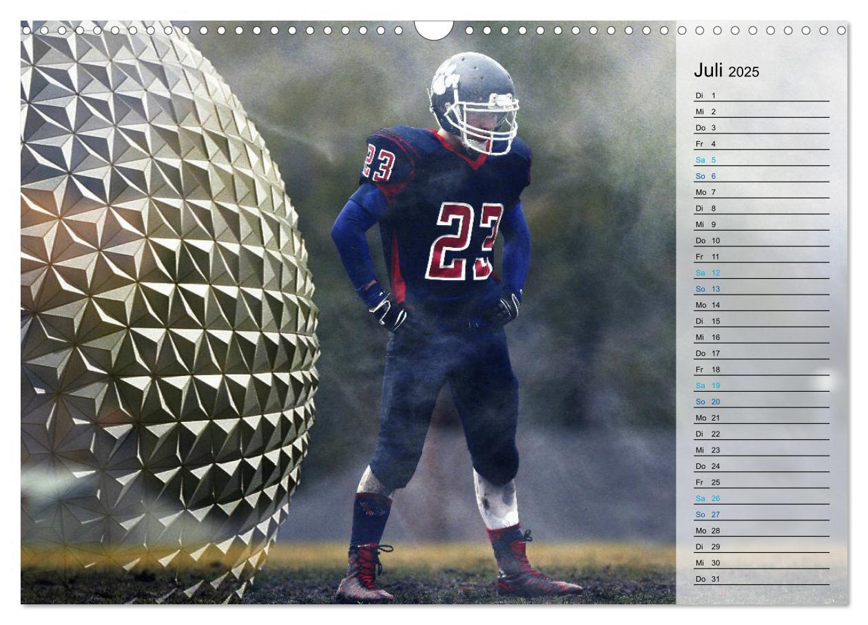 Bild: 9783435416844 | HEROES - American Football (Wandkalender 2025 DIN A3 quer),...