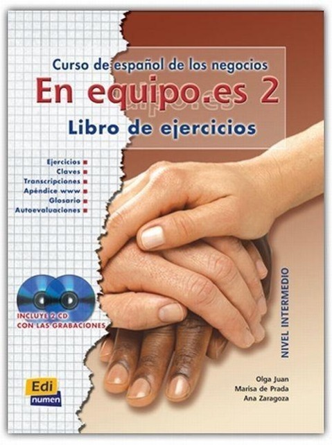 Cover: 9788495986252 | En equipo.es 2, nivel intermedio. Libro de ejercicios y grabaciones