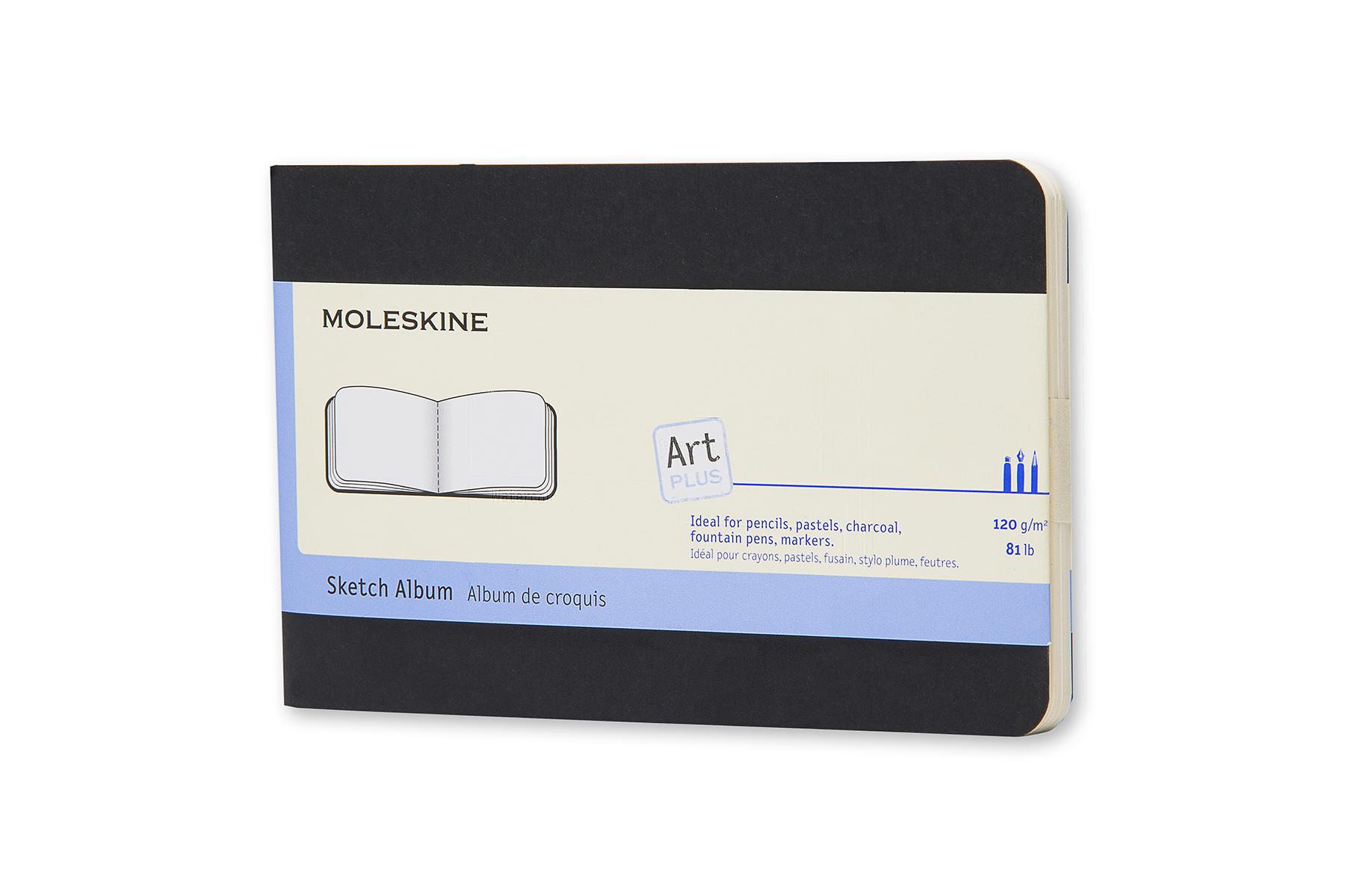 Cover: 9788867323357 | MOLESKINE SKIZZENALBUM ART PLUS P/A6 120G-PAPIER, SOFT COVER, SCHWARZ